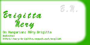brigitta mery business card